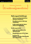 Schweizer Zeitschrift für Ernährungsmedizin 04/2004