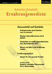Schweizer Zeitschrift für Ernährungsmedizin 02/2005