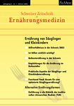 Schweizer Zeitschrift für Ernährungsmedizin 01/2006