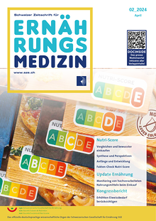 Schweizer Zeitschrift für Ernährungsmedizin - Aktuelle Ausgabe