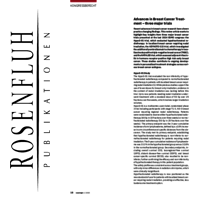 Advances in Breast Cancer Treatment – three major trials – Rosenfluh.ch