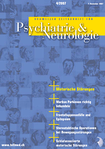 Schweizer Zeitschrift für Psychiatrie & Neurologie 04/2007