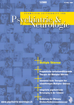 Schweizer Zeitschrift für Psychiatrie & Neurologie 01/2009